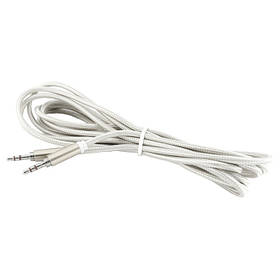 AUX Cable WALKER A520 тканина 3m white