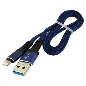 USB cable WALKER C750 iPhone 5 dark blue