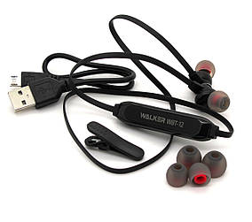 Навушники Bluetooth WALKER WBT-12 black