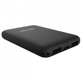 Powerbank WALKER WB-305 5000mAh 2USB/2.1 A/A 2.1 Роз'єм Type-C/micro black