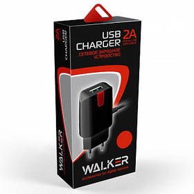 СЗУ WALKER WH-21 2в1 micro black 2А