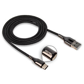 USB cable WALKER C930 Intelligent Type-C black