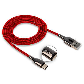 USB cable WALKER C930 Intelligent Type-C red