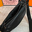 Нагрудна шкіряна сумка-слінг Armani, фото 6