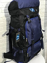 Рюкзак туристичний VA T-07-3 75л Blue, фото 5