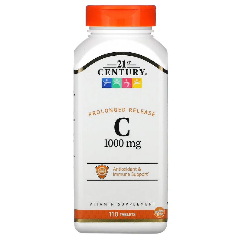 Vitamin C 1000 мг Prolonged Release 21st Century 110 таблеток