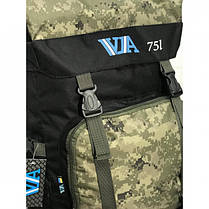 Рюкзак туристичний VA T-07-9 75л Camouflage, фото 3