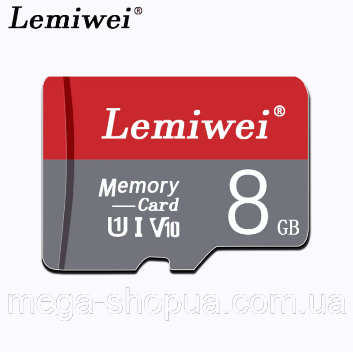 Карта пам'яті, флешка MicroSD 8GB Class 10+ SD Adapter мікро сд 8 гб для телефону, смартфона, планшета JK8, фото 1