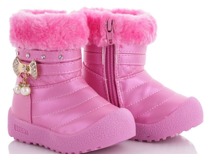 Зимові чобітки для дівчинки розмір 23-14см