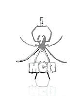 Кулон підвіска зі срібла My Chemical Romance