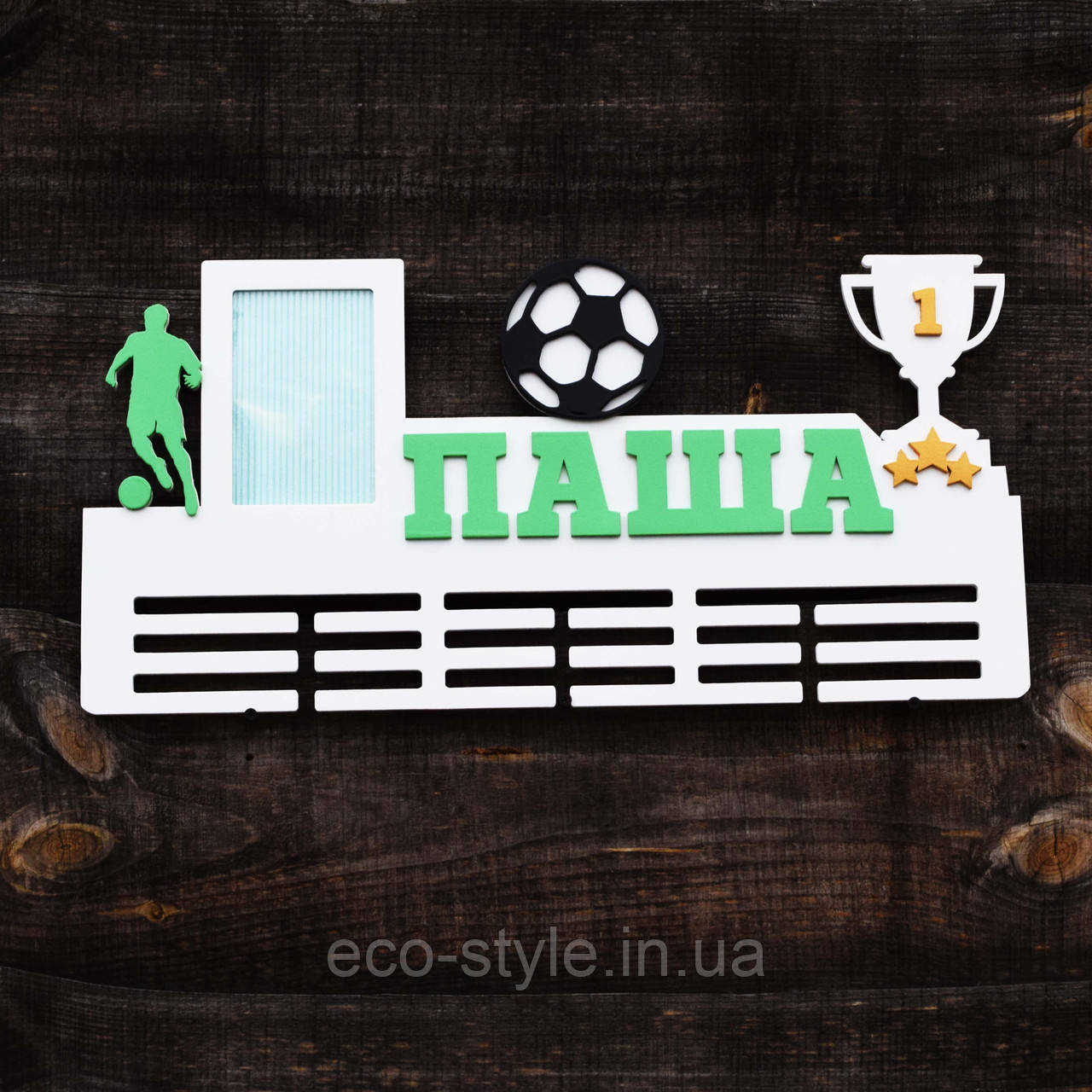 Медальниця футболіста, Тримач для медалей футбол, Холдер футбол, фото 1