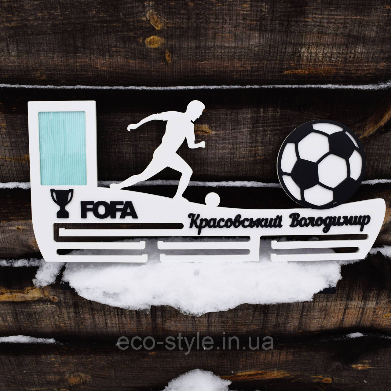 Медальниця футболіста, Тримач для медалей футбол, Холдер футбол, фото 1