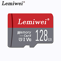 Карта пам'яті, флешка MicroSD 128GB Class 10+ SD Adapter мікро сд 128 гігабайт для телефону, смартфона, планшета N8