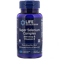 Супер Комплекс Селен, Super Selenium, Life Extension, 100 вегетаріанських капсул