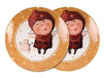 Набір із 2 тарілок Гапчинська Чудовий ангел 19 см 924-674