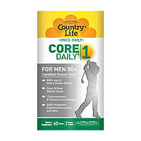 Мультивітаміни для Чоловіків, 50+, Core Daily-1 for Men 50+, Country Life, 60 таблеток