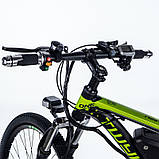 Електровелосипед Saoo-13. 26" колесаю. рама - 17". Колір зелений. 800w 48v 10Ah, фото 6