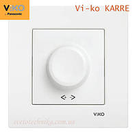 Диммер (Светорегулятор) VI-KO Karre 600w скрытой установки (белый)