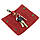 Ключниця шкіряна з карабіном HandyCover HC0055 червона, фото 2