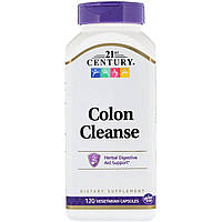 Очищення Кишечника, Colon cleanse, 21st Century, 120 вегетаріанських капсул