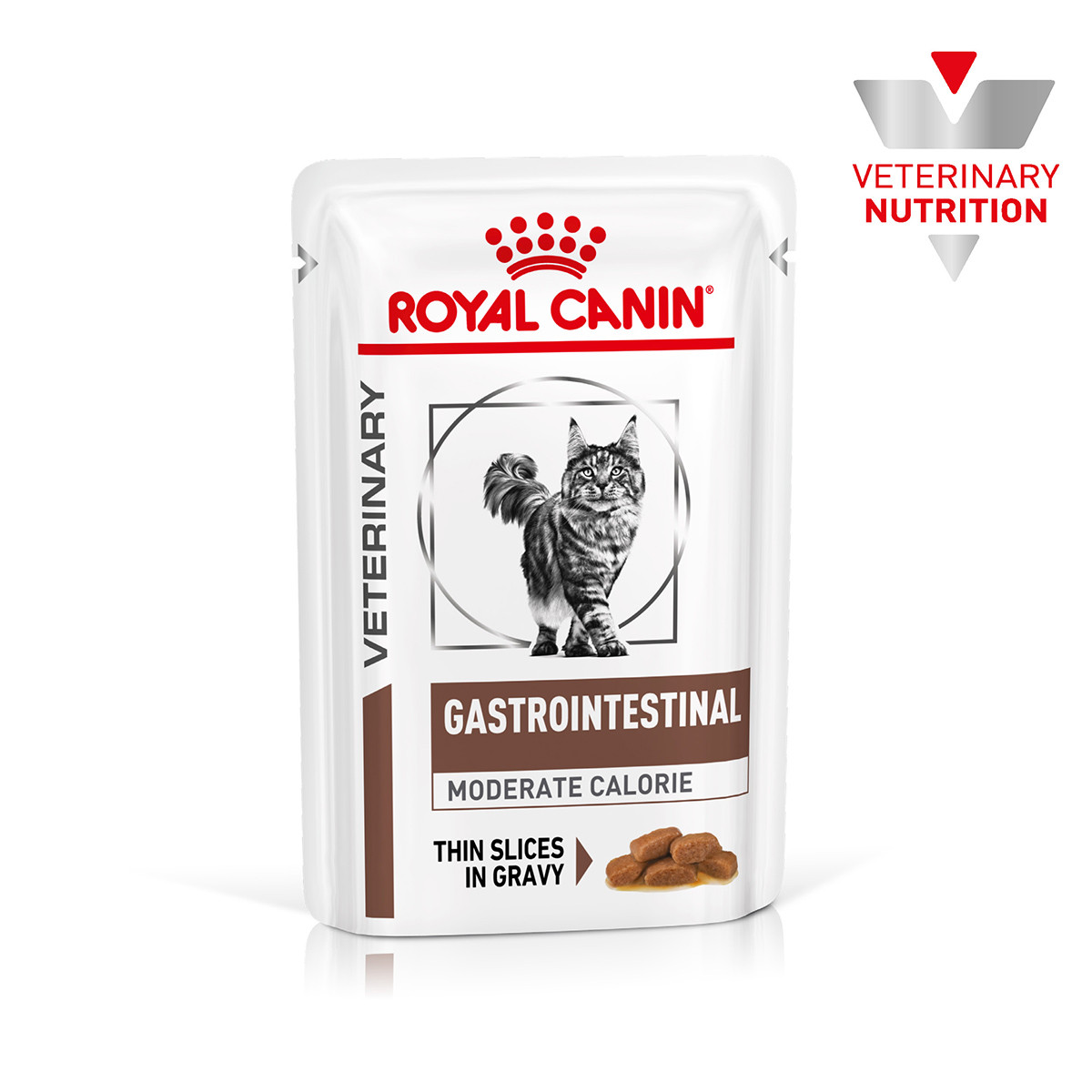 Вологий корм для дорослих котів ROYAL CANIN GASTRO-INTESTINAL MODERATE CALORIE CAT Pouches 0.085 кг