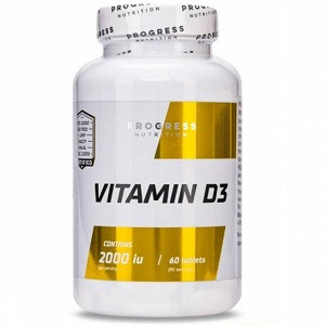 Вітаміни і мінерали Progress Nutrition Vitamin D3 2000 (60 таблеток.)