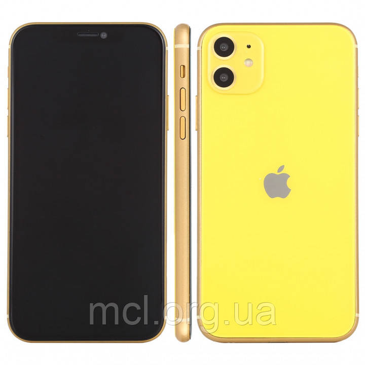 Муляж пустушка макет iPhone 11 Yellow