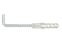 Дюбель розпірний Koelner FIX-06*30 К з шурупом кутовим гаком