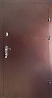Двери Redfort Металл - Металл с притвором, рама-2 трубы (улица)