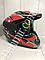 Мотошолом Ендуро Helmet Н013XL + КОМПЛЕКТ у Подарунок (Окуляри, Рукавички, Балаклава), фото 7