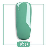 Гель лак RS NAIL 15 мл для ногтей под УФ лампу UV LED Бирюзовый 160