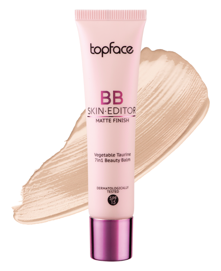 Тональний ВВ крем TopFace Skin Editor Matte Finish SPF15 PT462 № 01 Світло-нюдовий