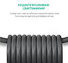 Кабель аудіо Ugreen Toslink оптичний 7mm нейлонова оплетка 1М Black (AV108), фото 7