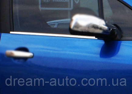 Peugeot 307 Зовнішня окантовка скел (4 шт., неірж)