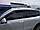 Дефлектори вікон із хром молдингом (вітровики) Volkswagen Touareg 2010-2017 (Hic), фото 5