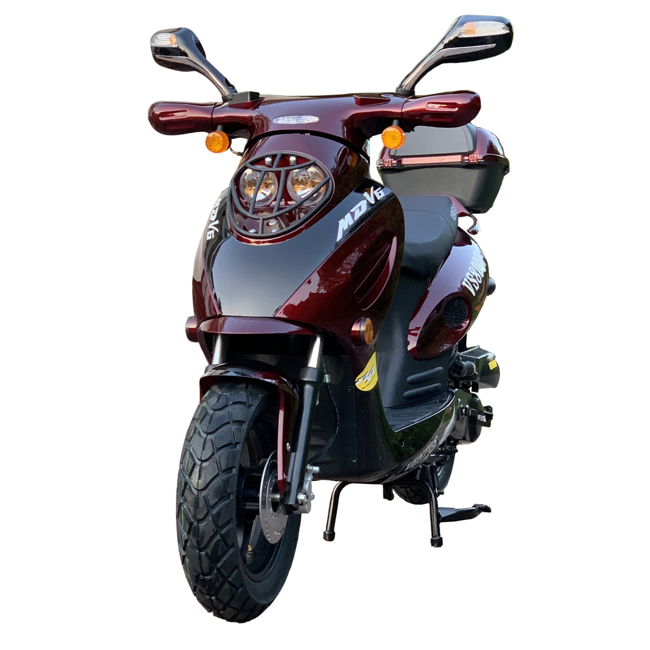 Скутер VENTUS VS80QT-7 80 см3 темно-червоний