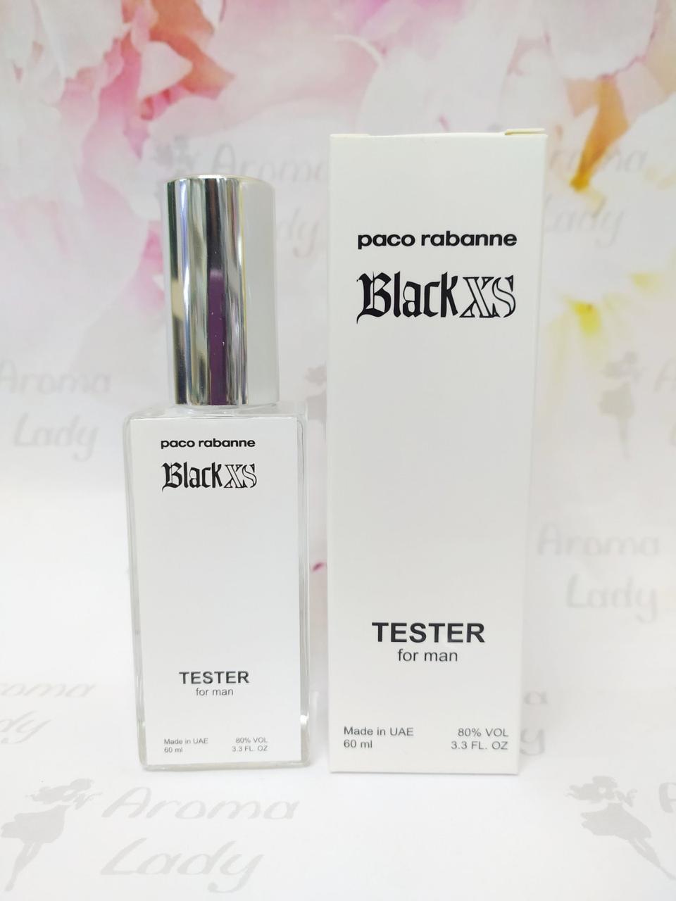 Тестер чоловічий Paco Rabanne XS Black Pour Homme (Пако Рабан Блек Иксэс ) 60 мл, фото 1