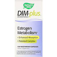 Метаболізм Естрогенів, DIM-plus, Estrogen Metabolism, nature's Way, 120 капсул