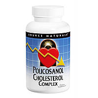 Поликозанол Комплекс для Зниження Холестерину, Policosanol Complex, Source Naturals, 60 таблеток
