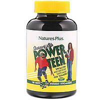 Мультивітаміни для Підлітків, Source of Life, Power Teen, Natures Plus, 180 таблеток