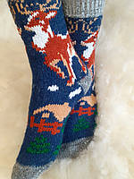 Теплі шерстяні жіночі носки.