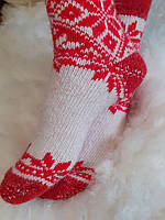 Теплі шерстяні жіночі носки.