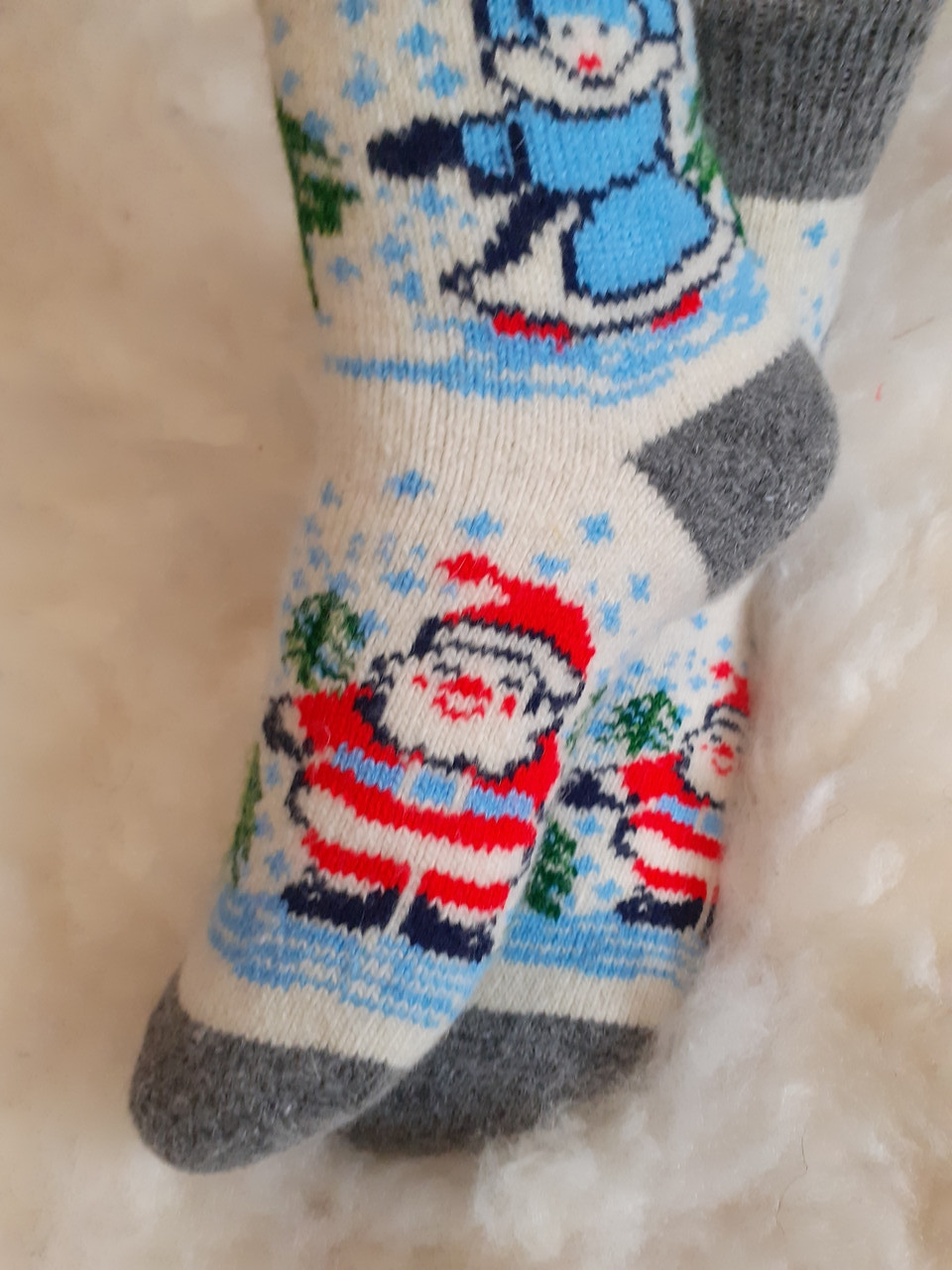 Теплі шерстяні жіночі носки., фото 1