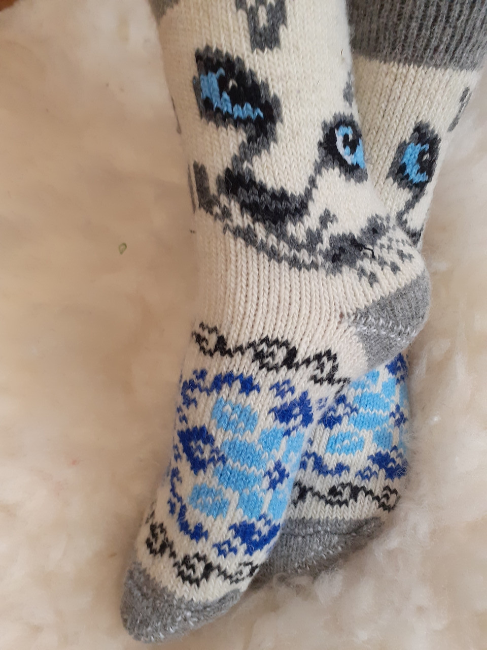 Теплі шерстяні жіночі носки., фото 1