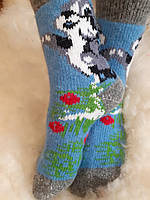 Теплі шерстяні жіночі носки.