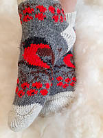 Теплі шерстяні жіночі носки.
