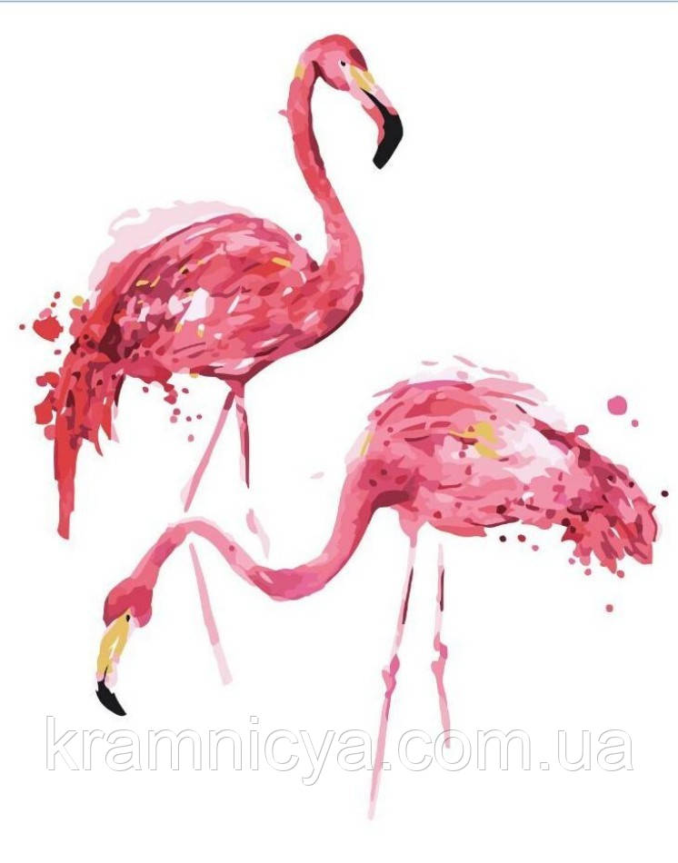 Картина за номерами Brushme 40х50 Фламінго (GX3771), фото 1