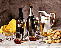 Картина по номерам Brushme 40х50 Вино с фруктами (GX25157)