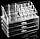 Cosmetic storage box, органайзер для косметики з дзеркалом, 3 ящики, фото 6