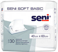 Одноразові пелюшки Seni Soft Basic 40х60 См 30 Шт